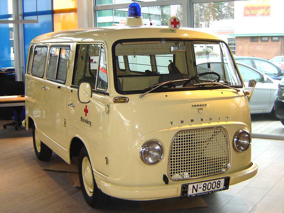 KTW / URW Ford FK 1000 Bj. 1960 KTW / URW Ford FK 1000 Bj. 1960 Rotkreuz-Museum Nürnberg